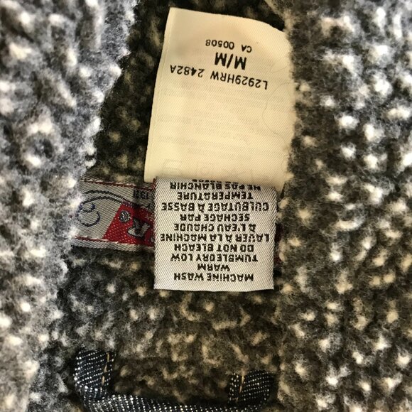 SILVER JEANS WOMEN DENIM SHERPA LINE JACKET SIZE M - Picture 8 of 9